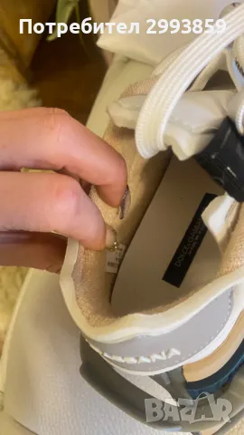 сникърси Долче и Габана 37*D&G Colour Block Lace-Up Sneakers, снимка 5 - Маратонки - 44871955