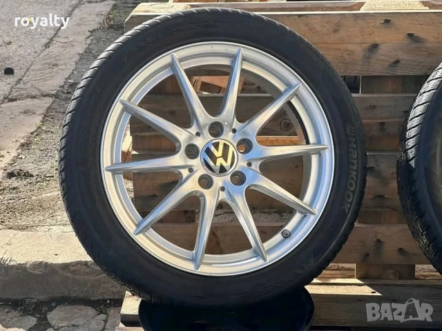 5х112 17 Цола Джанти Vw Golf Caddy Touran 5х112 Голф Кади Туран ЕТ 49 J 6.5, снимка 3 - Аксесоари и консумативи - 52829296