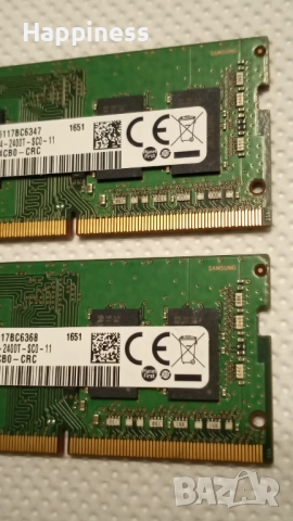 RAM памет DDR4 за лаптоп 2 броя комплект за 28 лв , снимка 4 - Части за лаптопи - 52294120