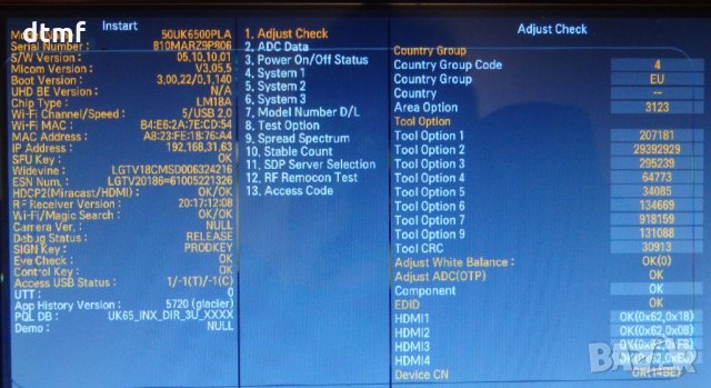 MB EAX67872805 (1.1) EBT000-029T - LG 50UK6500PLA, снимка 3 - Части и Платки - 34188008