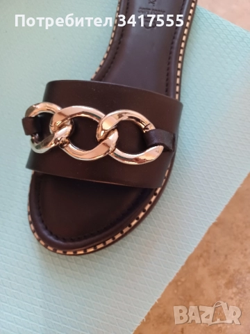 Дамски чехли естествена кожа, снимка 9 - Чехли - 52536155