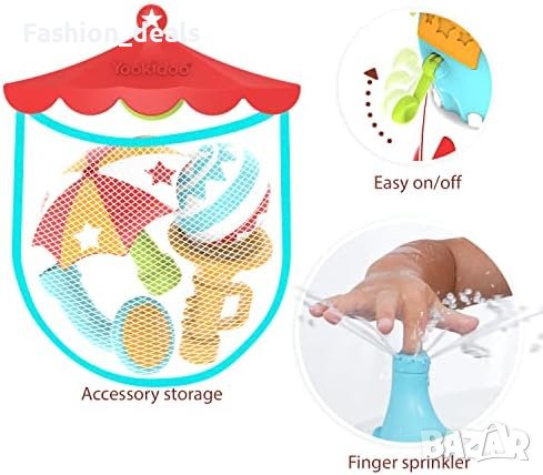 Нов комплект играчки за баня/разпръскване на слончета+топка , снимка 2 - Други - 41542314