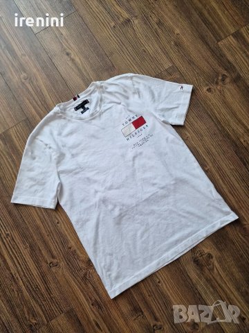 Страхотна мъжка  тениска TOMMY HILFIGER размер M, снимка 5 - Тениски - 41540254