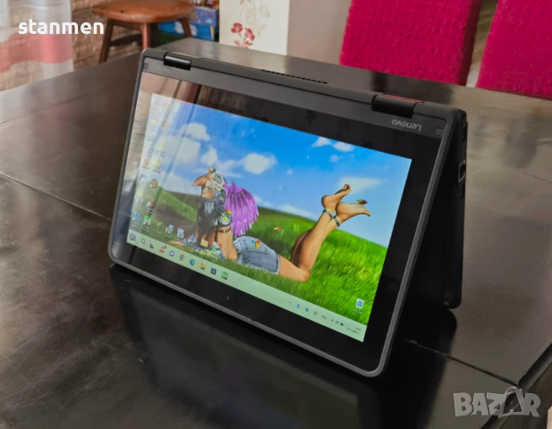 Продавам Гаранционен Touchscreen Lenovo Yoga/IPS11.6сKам/4x2.4ghz/8gbDDR4/SSD128gb/8ч.Бат/Bluetooth, снимка 1