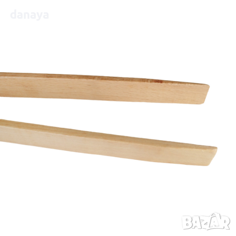 4542 Дървена дълга щипка за скара, 41 см, снимка 2 - Прибори за хранене, готвене и сервиране - 44774438