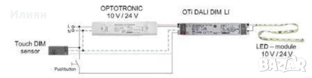 LED dimmer Osram Optotronic Oti DALI DIM и Разширителен LED модул, снимка 2 - Други - 42101905