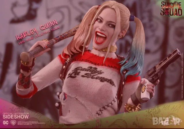 ХОТ ТОЙС ХАРЛИ КЛУИН 1/6 СКАЛА/ HOT TOYS HARLEY QUINN 1/6 SCALA, снимка 5 - Колекции - 55973495