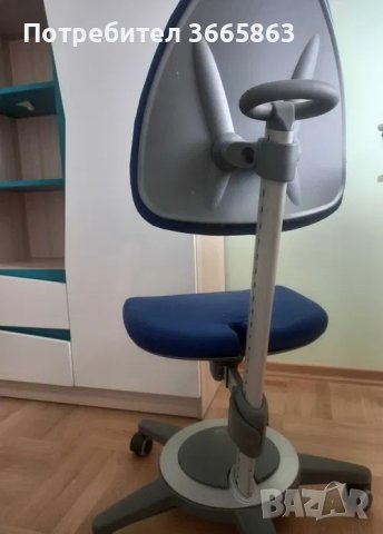 Ученически стол moll Maximo blue, снимка 2 - Столове - 41344076