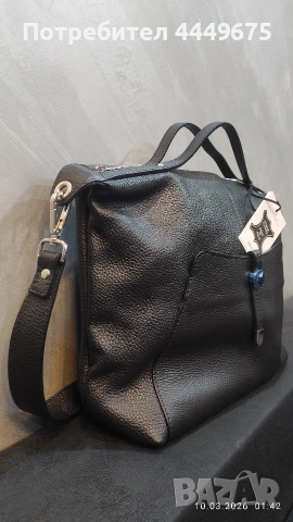 Нова дамска чанта от естествена телешка кожа, снимка 3 - Чанти - 53775703