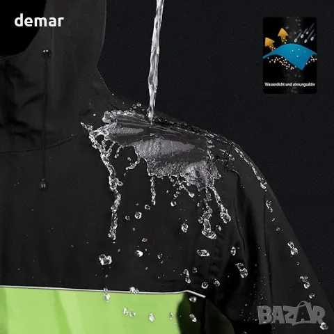 Мотоциклетен дъждобран Coutyuyi за мъже и жени, Водоустойчив, XXL, снимка 2 - Аксесоари и консумативи - 49495746