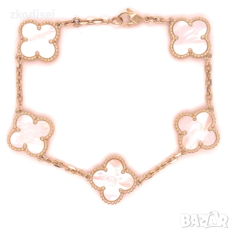 Златна дамска гривна Van Cleef 9,66гр. 18,0см. 14кр. проба:585 модел:37759-3