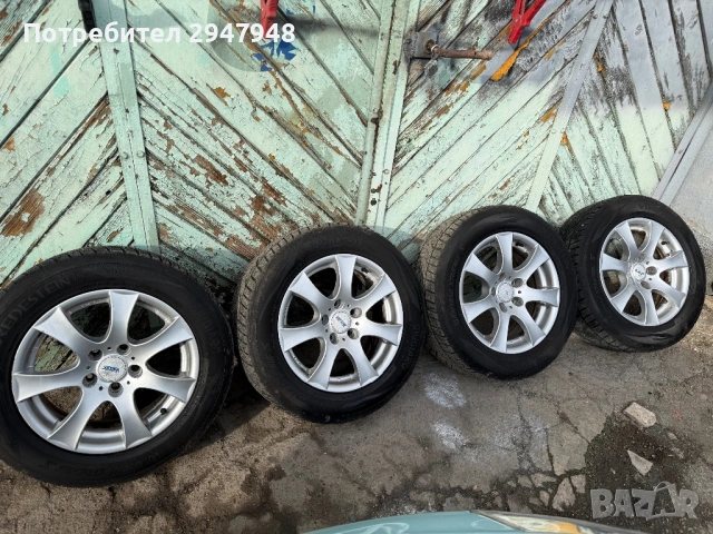 Лети джанти с гуми за bmw 16ки 5x120