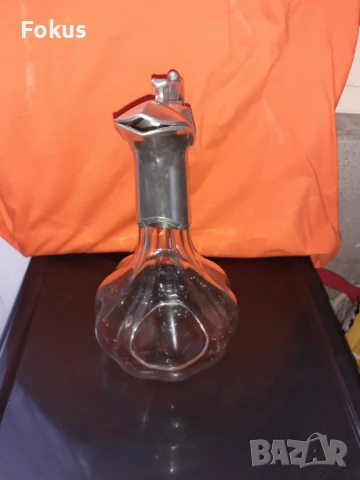 Прекрасна кана графа посребрена маркирана Dumanoir Etain, снимка 5 - Антикварни и старинни предмети - 50918929