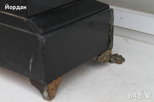 Френски настолен мраморен часовник , снимка 12 - Антикварни и старинни предмети - 44716447