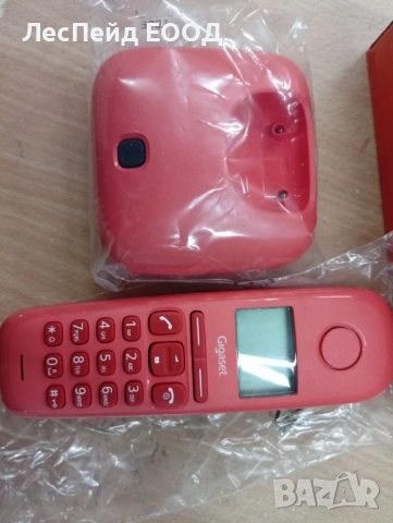 Gigaset A170 DECT телефон Червен, снимка 2 - Други - 53518723