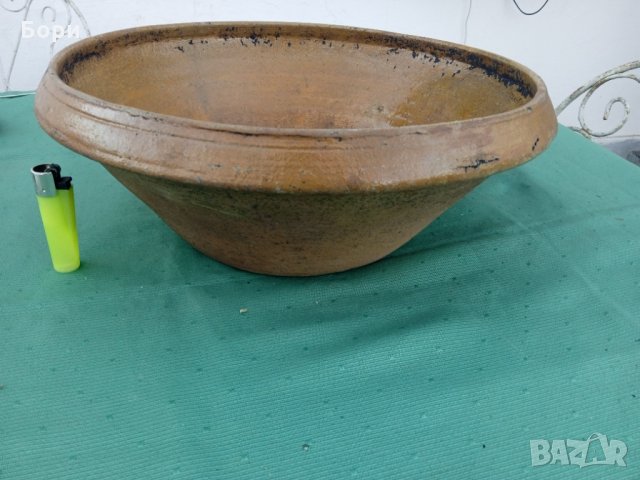 Стара глинена голяма купа, снимка 2 - Съдове за готвене - 35747778
