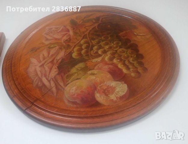 Дървена картина за стена и дървена плочка на изглед към Прага, снимка 8 - Картини - 35795033