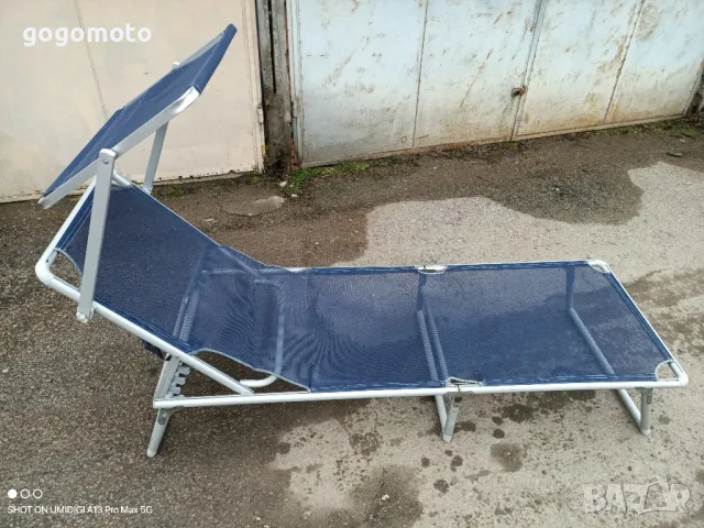 шезлонг, сгъваемо алуминиево легло, туристическо легло , снимка 5 - Други стоки за дома - 49331318