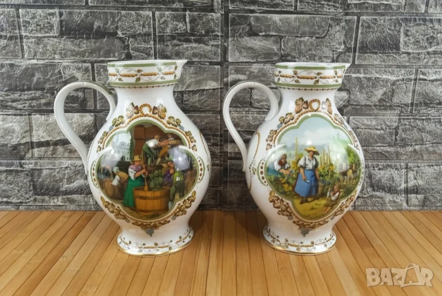 Лимитирани колекционни порцеланови кани "Weinpresse" – Franklin Porzellan, снимка 2 - Аксесоари за кухня - 51239259