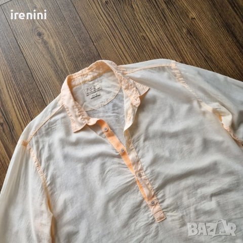 Страхотна  мъжка  риза  ZARA , 100%   памук, размер  L , снимка 6 - Ризи - 40668893