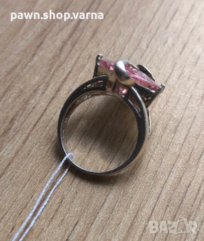 Нов. сребърен пръстен с камък – 925 проба, снимка 5 - Пръстени - 50830649