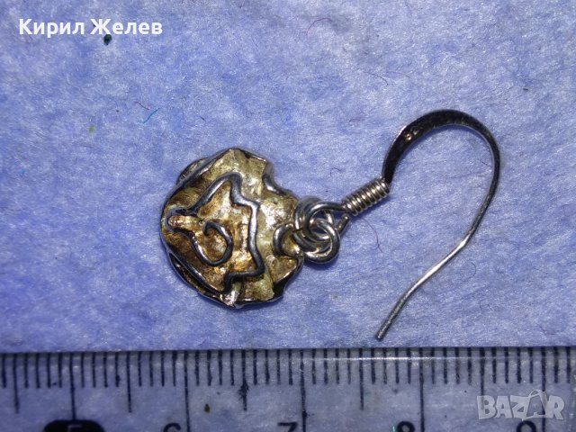 НЕЖНА ФЛОРАЛНА СРЕБЪРНА ОБЕЦА СРЕБРО 925 РОЗИЧКА 38293, снимка 13 - Обеци - 40932416