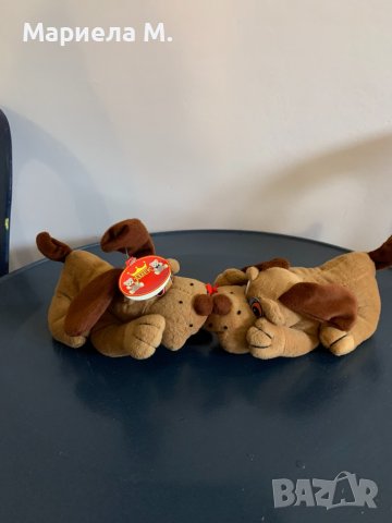 Играчка кучета с механична връв, с етикет