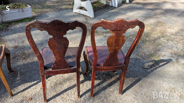 Стари столове , снимка 6 - Антикварни и старинни предмети - 53835799