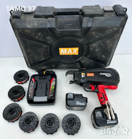 MAX RB398S - Акумулаторна машина за връзване на арматура 2x14,4V 4.0Ah