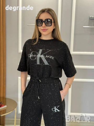 Нов Модел дамски Комплект Calvin Klein с Камъчета , снимка 9 - Комплекти - 52664222