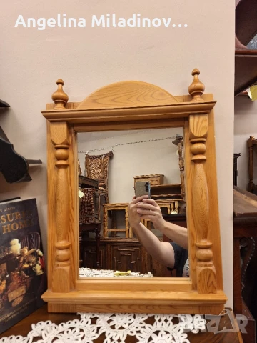Винтидж огледало с масивна рамка , снимка 1