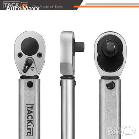 Комплект динамометричен ключ TACKLIFE 3/8" Drive Click с адаптери и удължител (HTW1A)

, снимка 3 - Ключове - 49864285
