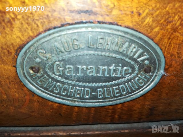 C.AUG.LEHNARTZ-GARANTIE-GERMANY 1309212140, снимка 3 - Антикварни и старинни предмети - 34123935