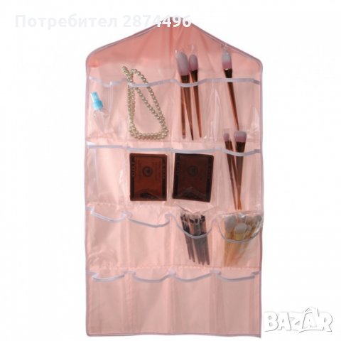 1698 Практичен висящ органайзер с 16 джоба за бельо, чорапи, снимка 5 - Други стоки за дома - 35737395