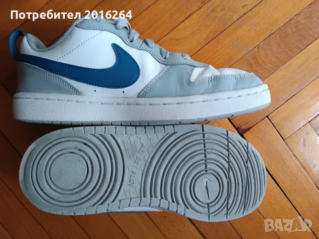 Оригинални кецове Nike Court Borough Low 2 – Размер 39, снимка 4 - Детски маратонки - 56049236