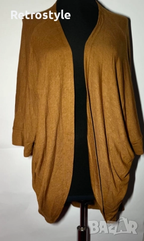 Жилетка в цвят горчица на FREEZ, снимка 2 - Жилетки - 52732467