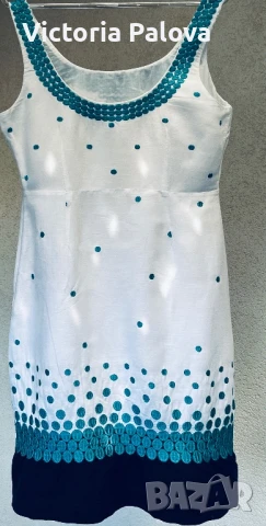 Ленена рокля PER UNA Англия, снимка 5 - Рокли - 50937564