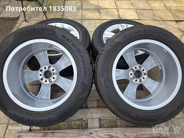 Лети джанти 18ки 5х112 Mercedes + зимни гуми 235/60/18 Pirelli, снимка 10 - Гуми и джанти - 53757941