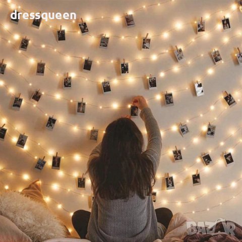 3812 Щипки за снимки с лед осветлние