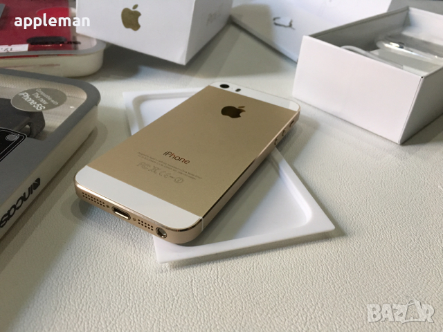 Apple iPhone 5S 16Gb Gold Фабрично отключен Айфон телефон, снимка 7 - Apple iPhone - 36352280