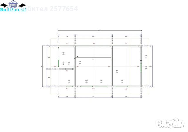 Къща,Бунгало,Преместваема къща,Сглобяеми къщи,Модулни,Жилищни-85,56м², снимка 6 - Строителни материали - 44157622