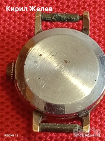 Дамски механичен часовник СЛАВА СССР позлатен за КОЛЕКЦИОНЕРИ 52844, снимка 6 - Антикварни и старинни предмети - 53390311