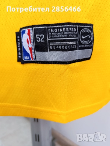 Мъжки потник Nike LA Lakers Lebron James season 2023-24 размер XL, снимка 6 - Тениски - 52183380
