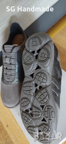 Geox НОВИ кецове с дишаща подметка, сиви, естествен набук, 36 номер, снимка 9 - Дамски ежедневни обувки - 33748195