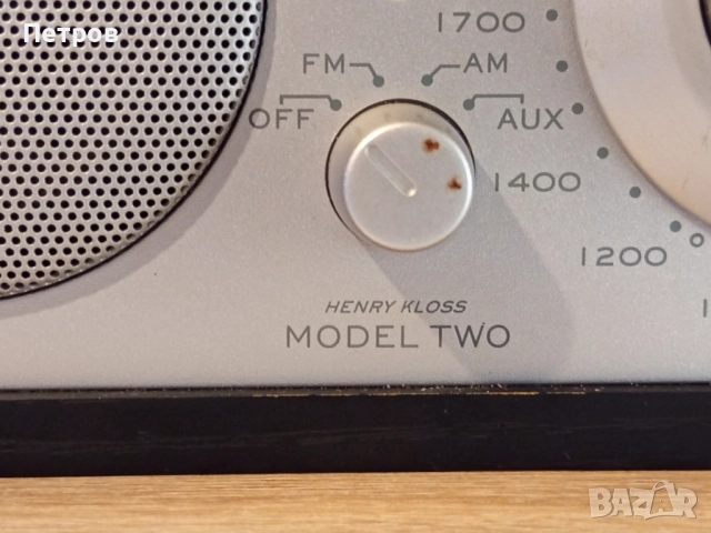 Радио "Tivoli" Model TWO (Henry Kloss)AM/FM, снимка 3 - Радиокасетофони, транзистори - 51524292
