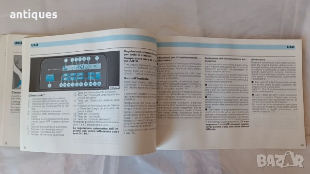 Оригинална книжка на Volkswagen Golf - VW - италианкси, снимка 3 - Аксесоари и консумативи - 53021416