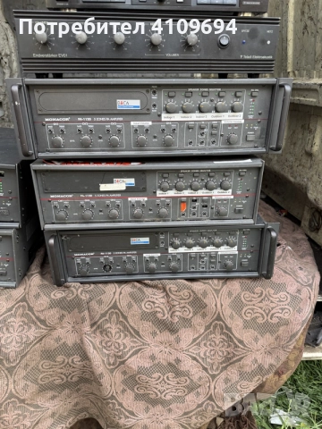 Професионални усилватели  Monacor PA-1120, снимка 2 - Ресийвъри, усилватели, смесителни пултове - 55765926