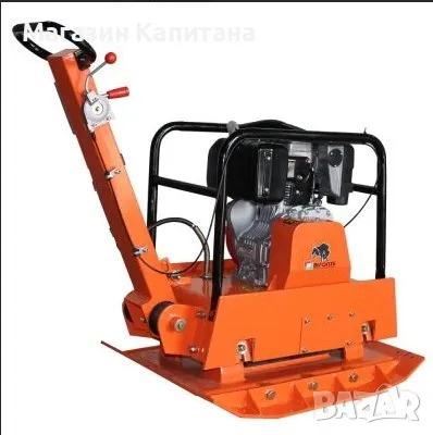 Реверсивна виброплоча дизелова BISONTE PCR255-L, 300кг. двигател Lombardini.