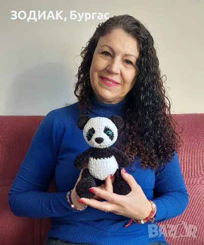 ПАНДА - Кукла Амигуруми от Галина Ангелова, снимка 3 - Плюшени играчки - 28124672