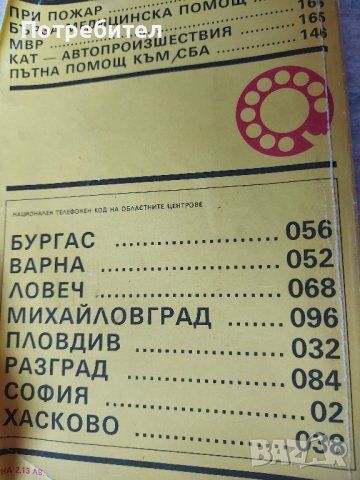 Стари телефонни указатели и таблици, снимка 3 - Антикварни и старинни предмети - 19551613